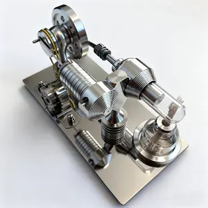 Sterling Engine Model, Science Experiment Supplies, Heat Energy Conversion, Steam Engine Model, Educational Toy, DIY Kit