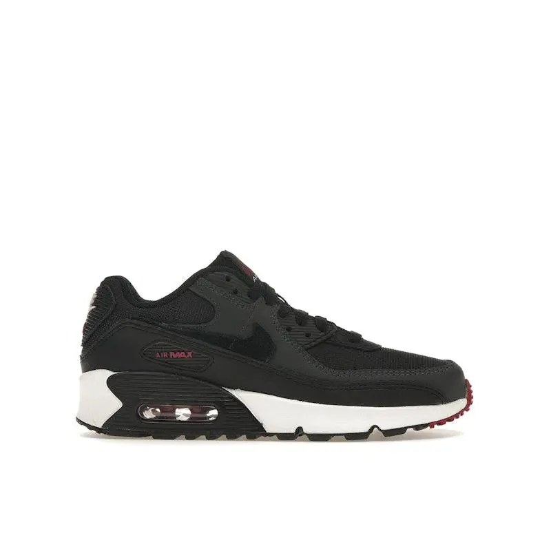 Nike Kid's Air Max 90 LTR Anthracite Team Red, from StockX