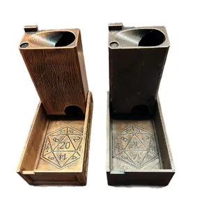 Pocket Sized Travel Dice Tower DND 3D Printed - Portable Dice for Travel Dungeons & Dragons Experience dnd rpg Gaming Convenient