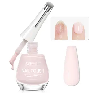 Sheer Quick-Dry Nail Polish Base Coat | Air Dry Strengthening & Growth Nail Paint DIY | 0.54 fl oz