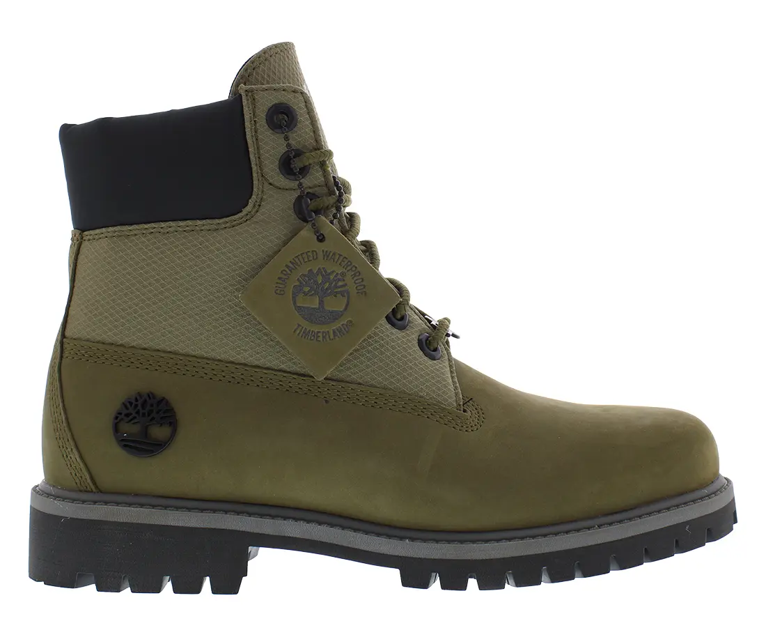 Men's Timberland Heritage 6-Inch Lace-Up Water-Resistant Classic Boot - Outdoor Walking Shoes, Sports Footwear