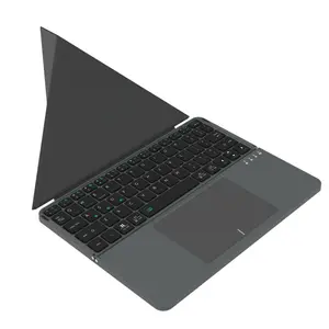Foldable Bluetooth Keyboard with Touchpad for Tablet and Laptop, Detachable Magnetic Stand, Foldable Keyboard