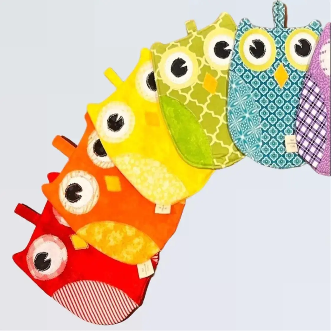 Handmade Owl-Shaped Pot Holders