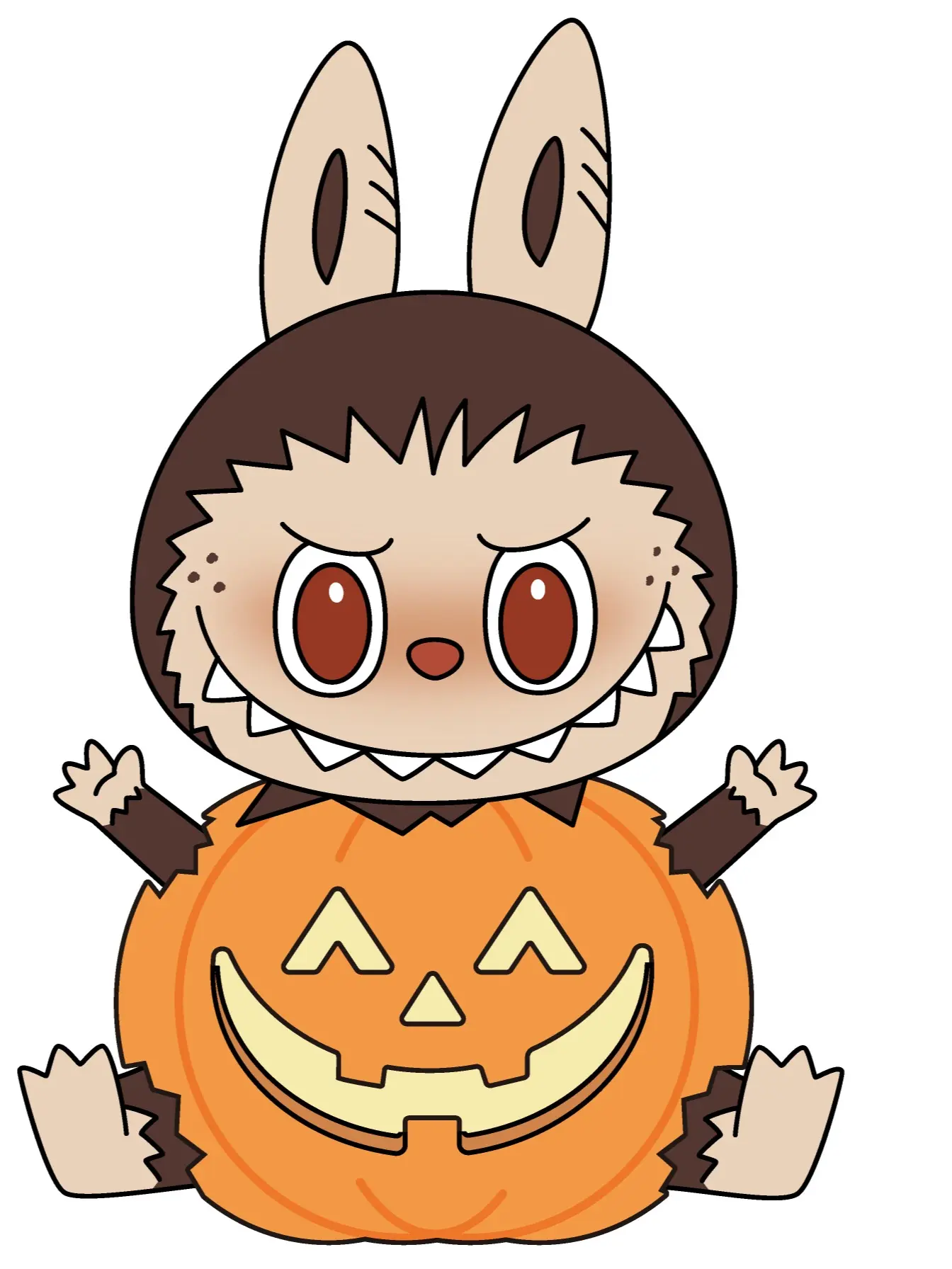 [FREEBIE]  POP MART Happy Halloween Party Series-Pumpkin Stickers