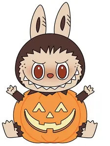 [FREEBIE]  POP MART Happy Halloween Party Series-Pumpkin Stickers