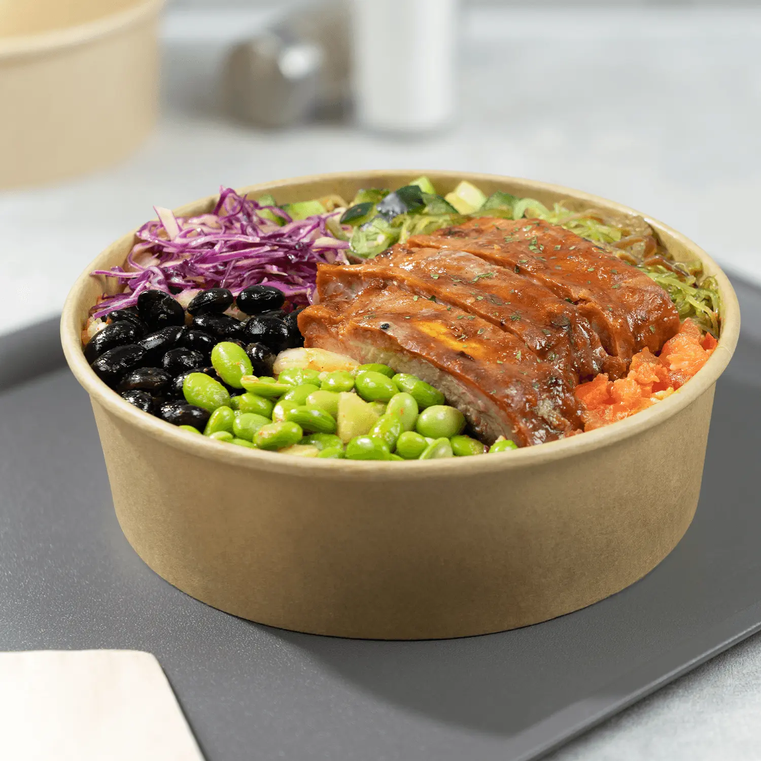 [270 ct] 48 oz Paper Short Buckets, Kraft