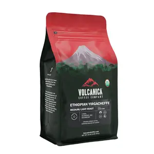 USDA Organic Coffee, Ethiopia Yirgacheffe - 16 oz. Coffee - Sugar Free Natural Organic Dairy Free Beverage Taffy