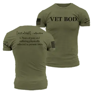 Women's Vet Bod Boyfriend Fit T-Shirt - Military Green