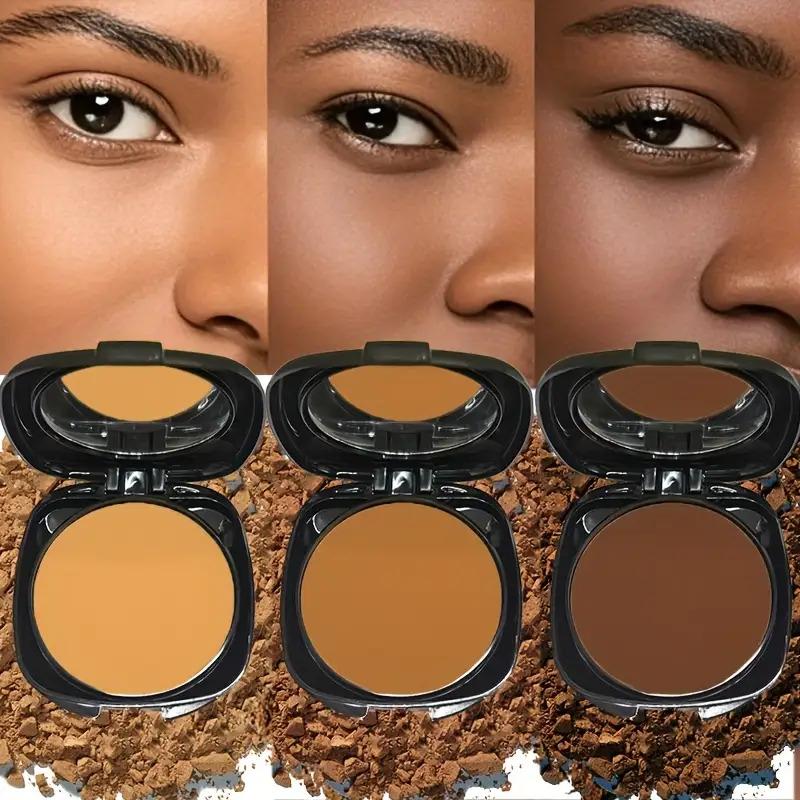 [Waterproof Powder] Waterproof & Sweatproof Contouring and Setting Powder, 3 Shades Available |   Conceals Blemishes & Controls Oil, Matte Finish Foundation with Natural Makeup Feel, Includes Powder Puff bronze  eye  shadow