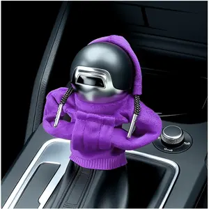 Funny  Gear Shift Cover,Cute  Gear Shift Hoodie as Christmas  Decorations, Soft Shifts Knob Cover Protects from Wear & Dust ()