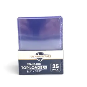 TCG PROTECTORS: 3x4" 35pt Top Loaders