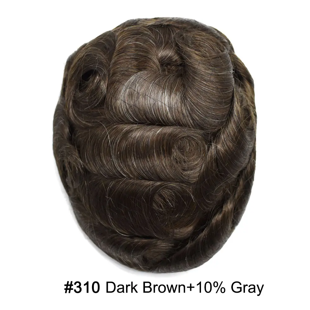 #310 Dark Brown+10% Gray