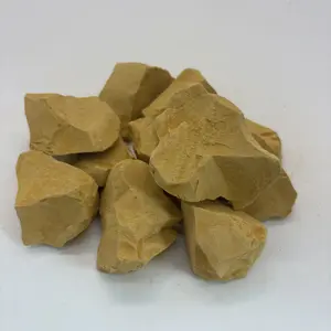 Zero Additive Edible Clay Golden Kaolin Clay Lump CosmeticGrade All Natural Hard Brittle Slightly Sticky When Dampened Golden Chunks 200g(7oz)