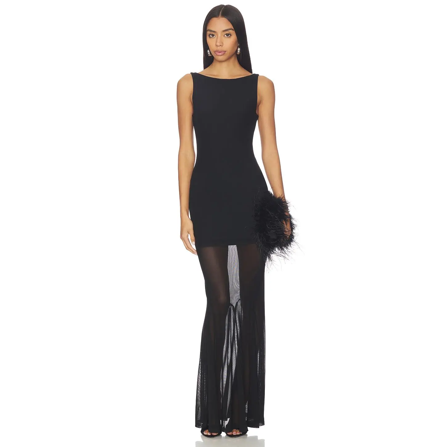 superdown Auli Maxi Dress in Black