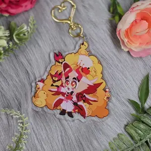Acrylic keychain lucifer Hazbin Hotel
