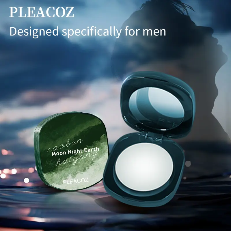 PLEACOZ Men's Alcohol-Free Solid Cologne Balm - Signature Scents, Patchouli, Layered Fragrance Formula, Gentle on the Skin, Non-Sticky, Pocket-Size, Travel-Friendly, Ideal Gift for Him