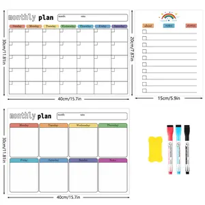 Fun Magnetic Refrigerator Memo Board - Creative Dry Erase Whiteboard for Kitchen Decor & Family Notes - Interactive Parent-Child Message Center