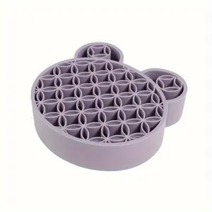 1pc Desktop Organizer Silicone Makeup Brush Holder Organizer Cosmetic Storage Box Multipurpose Make Up Brush Stand Painting Pen Holder Cosmetics Organizer Storage