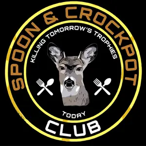 Deer Hunting Sticker spoon and crockpot club Vinyl Hunting Sticker!