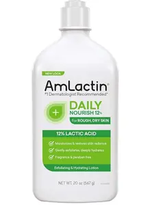 AmLactin Daily Moisturizing Lotion for Rough Dry Skin, 20 oz