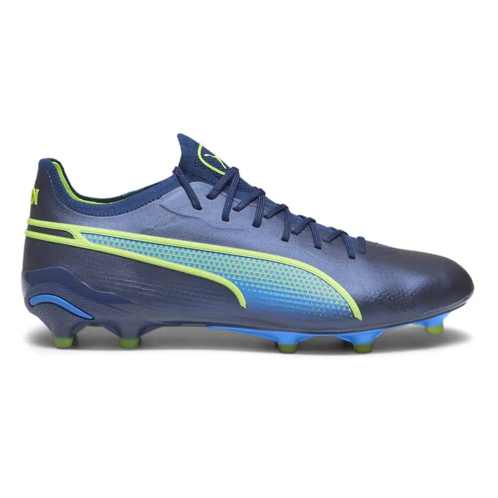 PUMA Mens King Ultimate Soccer Cleats Cleated, Firm Ground - Blue PUMA Mens King Ultimate Soccer Cleats Cleated, Firm Ground - Blue