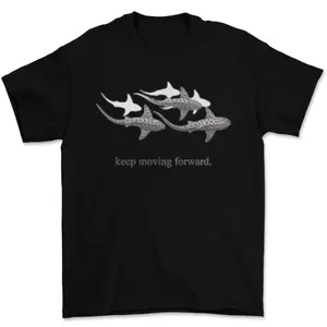 Keep Moving Forward Shirt - Menswear Oversized Man Funny Graphic  Streetwear T-Shirt Crewneck Top, Trendy Summer T-Shirt For Men