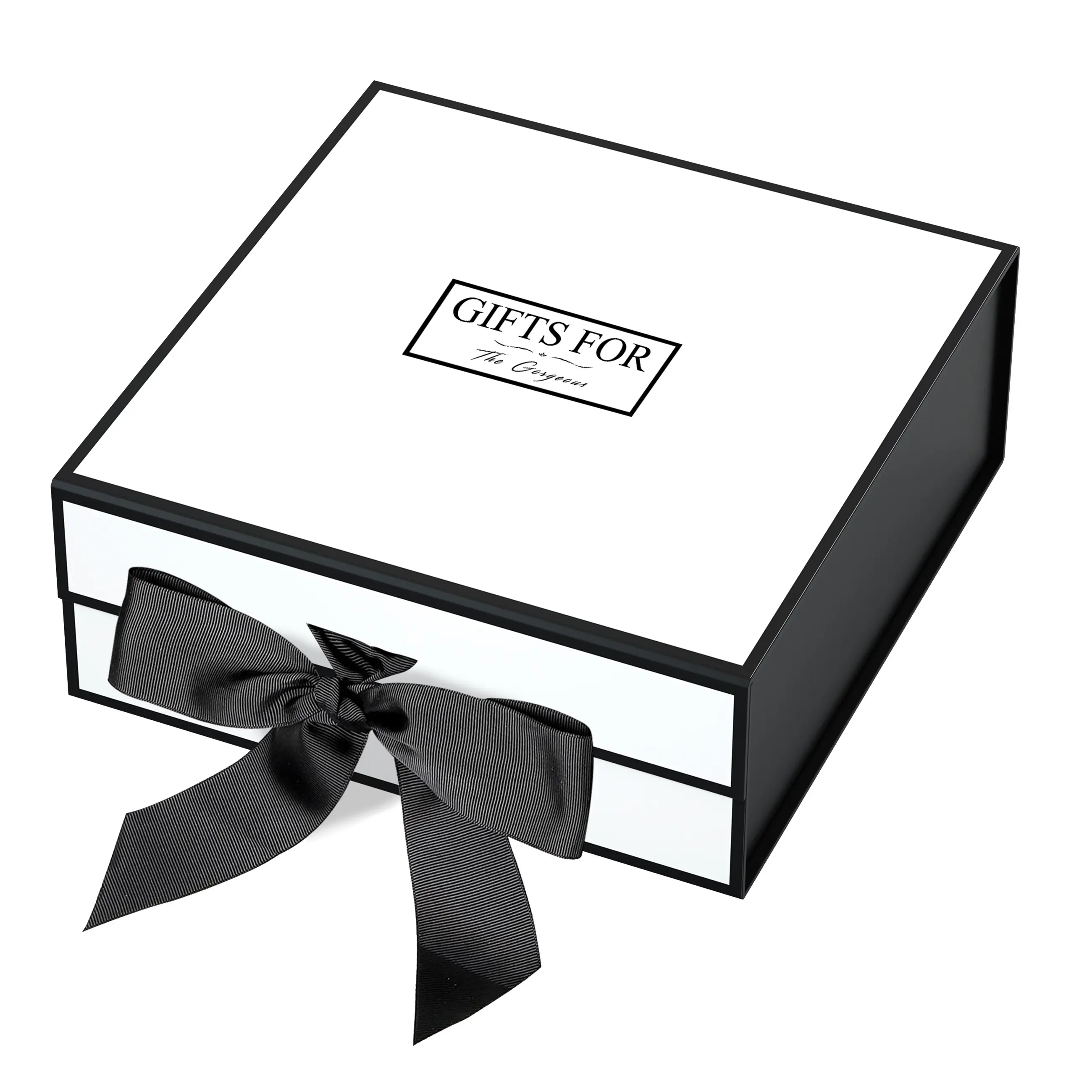20 Pcs JYX Magnetic Gift Box with Side Ribbon Size L 13"x 12.1"x4.5" - Reusable Luxury Packaging for Gifts, Weddings & Special Occasions