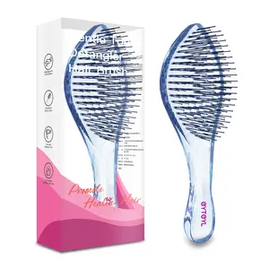 Detangling Hairbrush Wet & Dry Smooth Hair Brush Ergonomic Design Suitable for All Hair Types