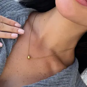 EVRY JEWELS Gold or Silver Plated Women's Hypoallergenic Kira Necklace