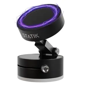 STATIK HyperMount Vacuum Car Mount Compatible with All Smart Phones iPhone or Android LP for Secure and Stable Device Placement