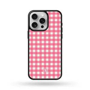 Pink Summer Gingham Edge Phone Case