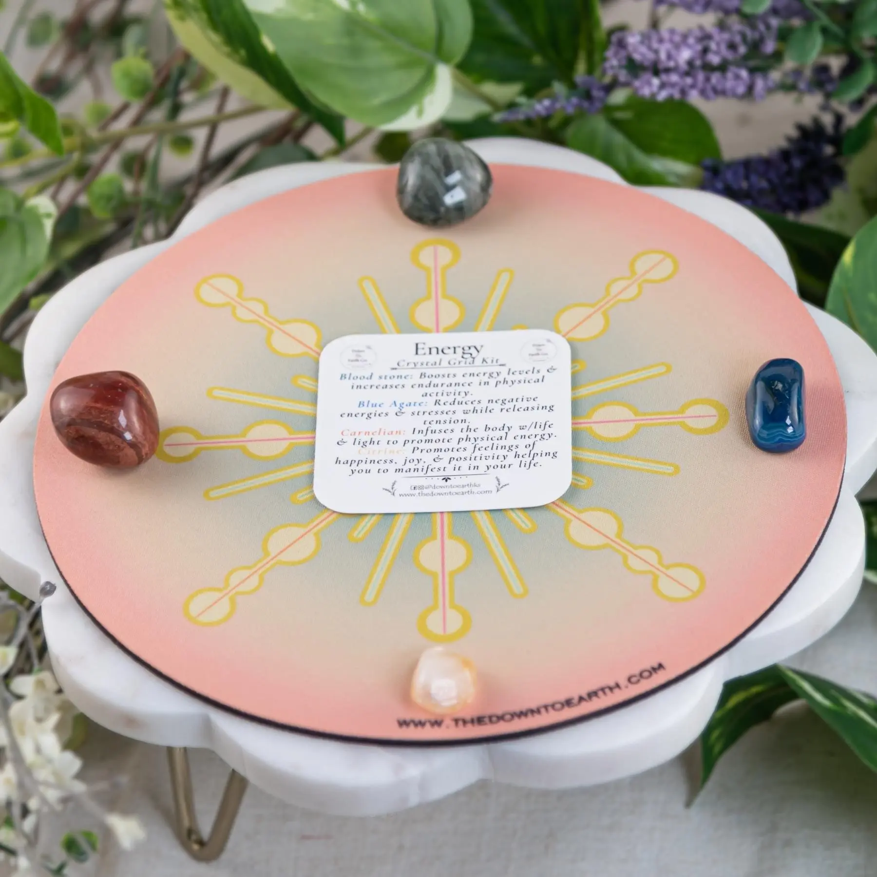 Down to Earth Energy Crystal Grid Kit