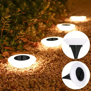 Solar Ground Lights for Villa Garden Pond Pathway Driveway, High Temperature Resistance Frostproof Long Lifespan Outdoor Lighting, Solar Landscape Lights