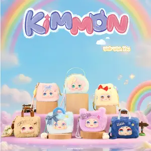 KIMMON Walk With You Plush Toy Blind Box，Bunny Plush Dolls，Soft Furry Collectibles，Backpack or clothing decoration，Stuffed Animal