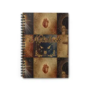 Vintage Religious Collage Notebook | Spiral Ruled Journal
