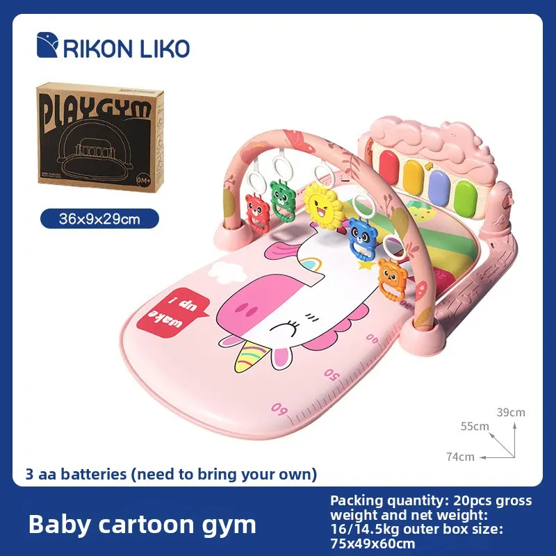 Baby Activity Play Mat | Musical Kick Piano Gym for Tummy Time Fun Baby Activity Play Mat | Musical Kick Piano Gym for Tummy Time Fun