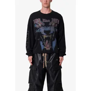 mnml 994 Wolf L/S Tee - Black