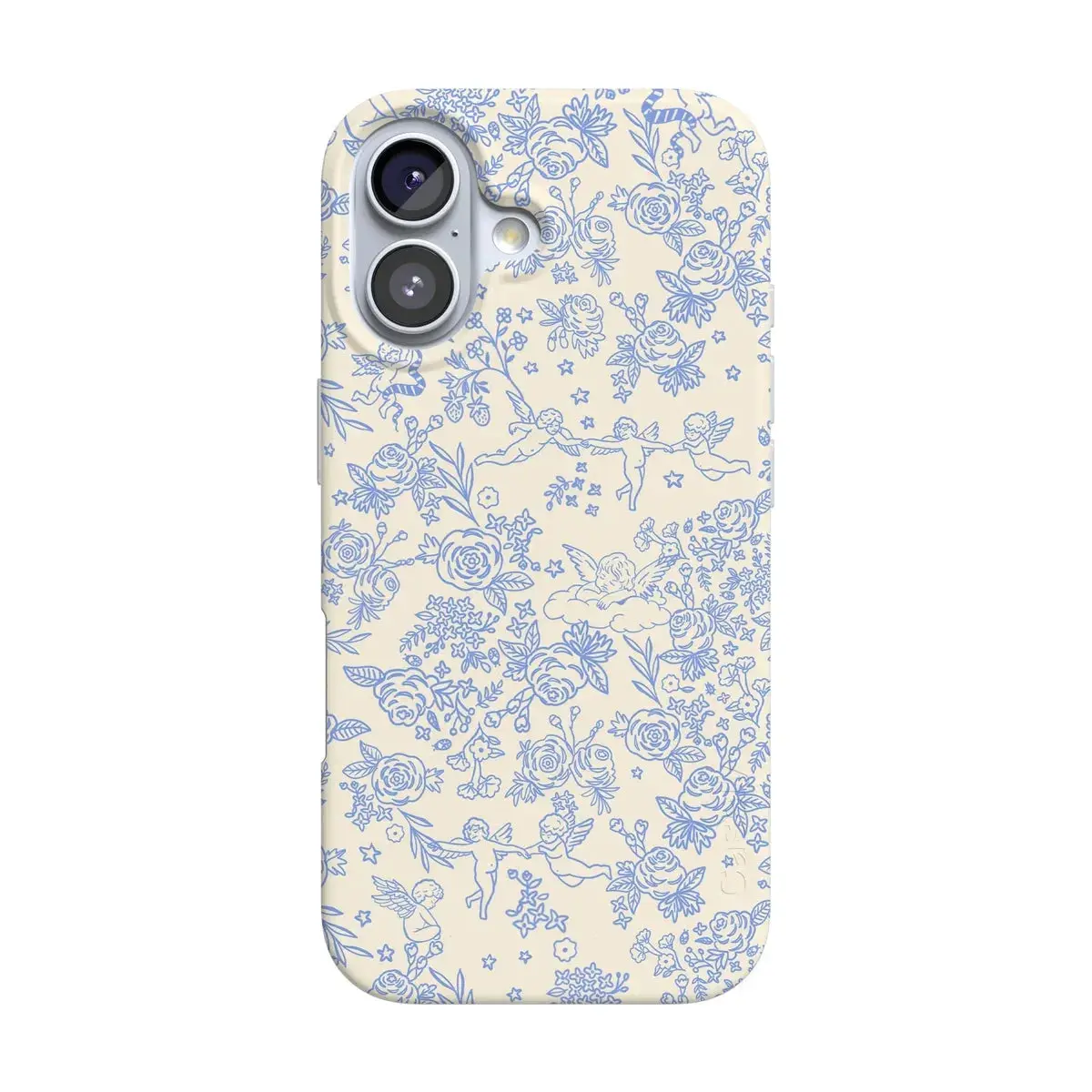 Casely iPhone 17 Case | Cupid's Canvas | Periwinkle Floral | Compatible with MagSafe | Classic Ultra Thin Design