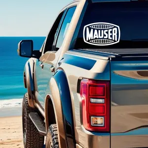 Mauser Decal for Car Yeti Cup Cooler or Any Hard Surface Awesome Design Perfect for Vehicle Personalization