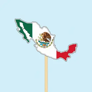 Mexico Mexican Flag Sticker, sticker for Laptop Book Water bottle Tablet