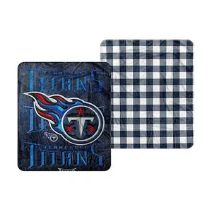 Football Fan Shop Officially Licensed NFL 60" x 70" Bevel Throw - Titans