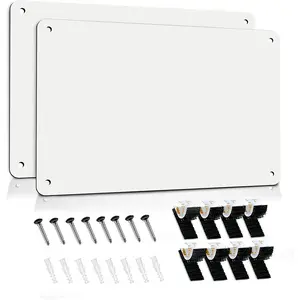 2Pack  Board 17.5" x 11.4"  Bulletin Board is Suitable for displaying Notes, Photos, Letters,Suitable for Walls, refrigerators, cabinets, etc