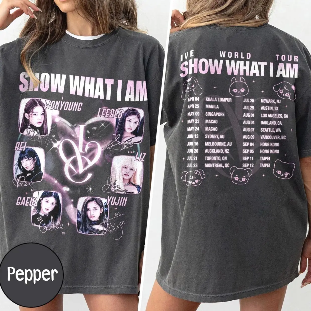Retro  IVE2 Side Shirt, Ive Revive Shirt, IVE-26Show What I Am Shirt RV0