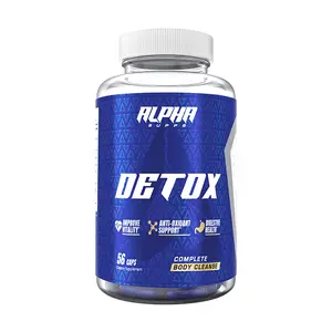 Alpha Supps Detox - 14-Day Total Body Cleanse Formula with Powerful Herbs and Fiber - Fitness, Healthcare