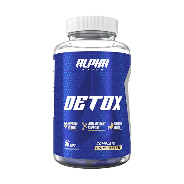 Alpha Supps Detox - 14-Day Total Body Cleanse Formula with Powerful Herbs and Fiber (56 Capsules)