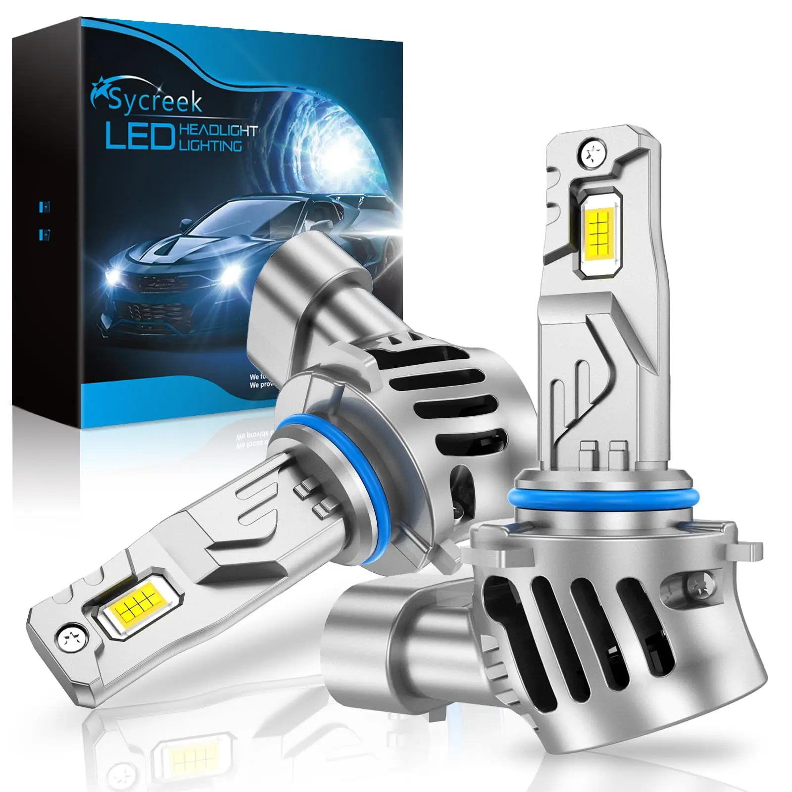 9006 HB4 LED Headlights Kit Low Beam Bulbs 7000LM Super Bright 6000K, Led Headlamps Bulbs, Led Lights, Headlight Bulbs (Led)