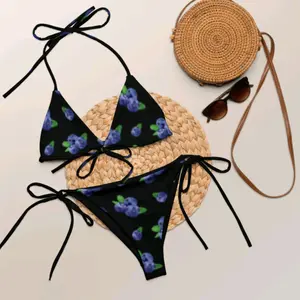 Moonberry Magic Tie-Side Bikini