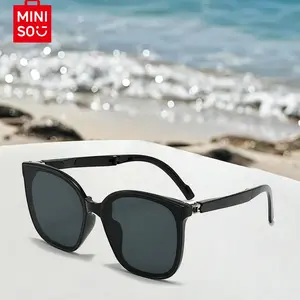 MINISO Foldable Sunglasses for Women – Premium Feel, UV Protection, Korean Style, Trendy, Ultra-Light, Large Frame, Face-Slimming #SummerVibes