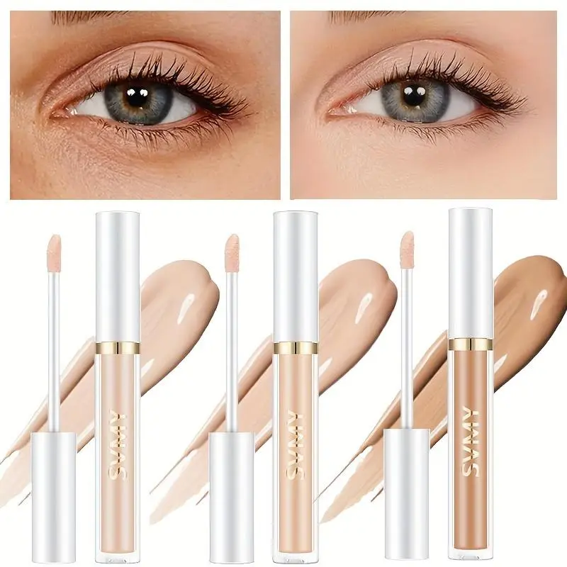 Eye Concealer and Contour Liquid, Concealer Makeup, Matte Highlighting Stick for Nose and Eye Shadows, Perfect for All Skin Types and Everyday Use, Daily, Coverage, Flawless