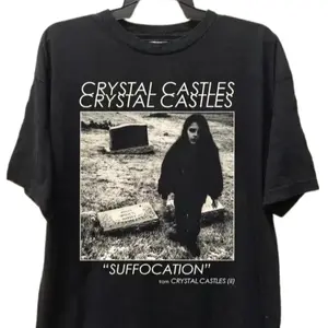 Crystal Castles 90s Music Band T-Shirt Unisex Classic Graphic Tee